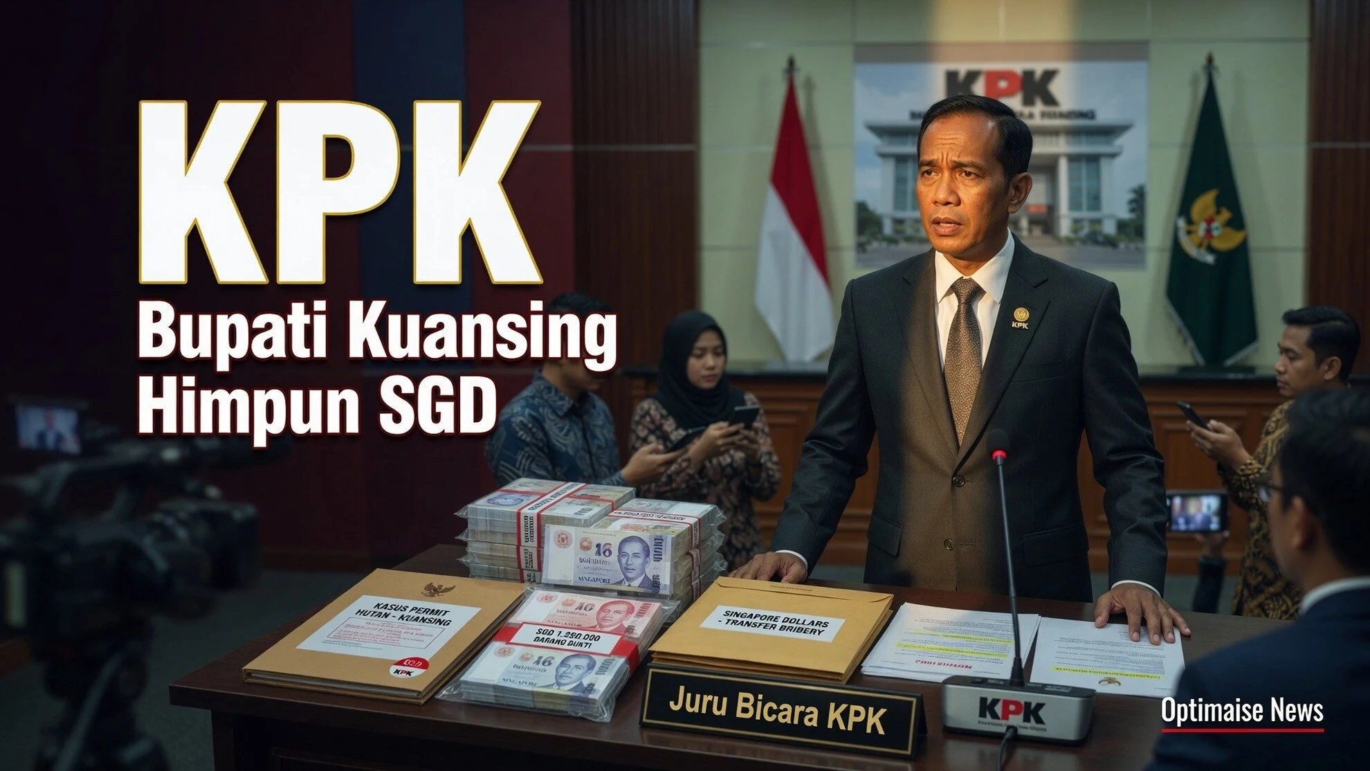 KPK: Bupati Kuansing Himpun SGD 46.500 dari Petani untuk Menhut 46.500