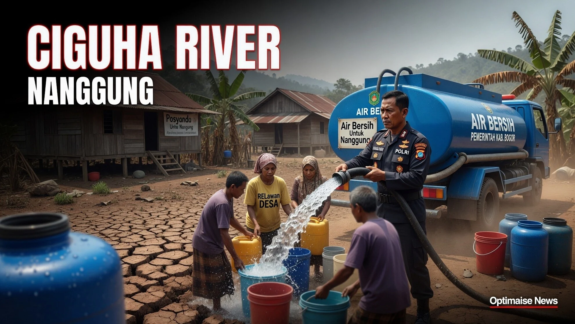 KTH Ciguha River-Muspika-KNPI Tangani Krisis Air Nanggung