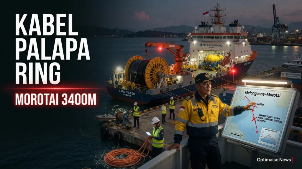 Kabel Palapa Ring Rusak Imbas Gempa: 286 Titik Naik ke 150 Mbps