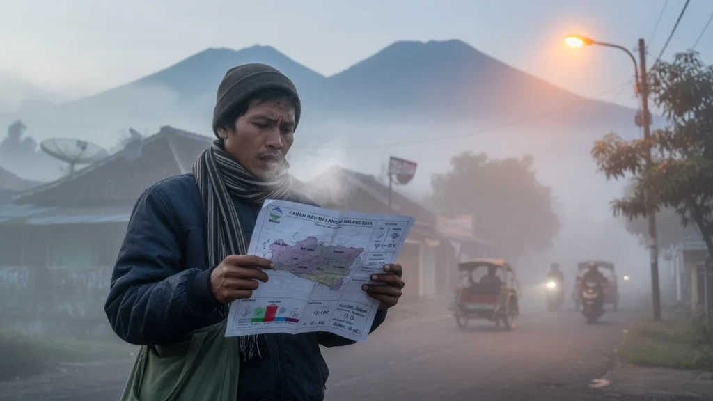 Pola Cuaca Tiga Zona Kabupaten Malang dari Dini Hari hingga Malam