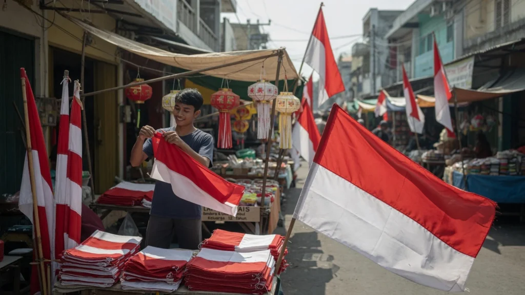 Kisaran Harga Bendera, Umbul-umbul, hingga Lampion