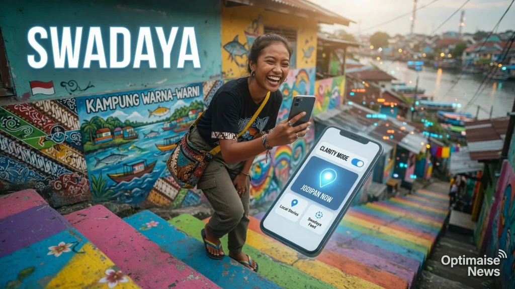 Kampung Warna-Warni Jodipan Bertahan: Tiket Rp5.000 Swadaya Cat