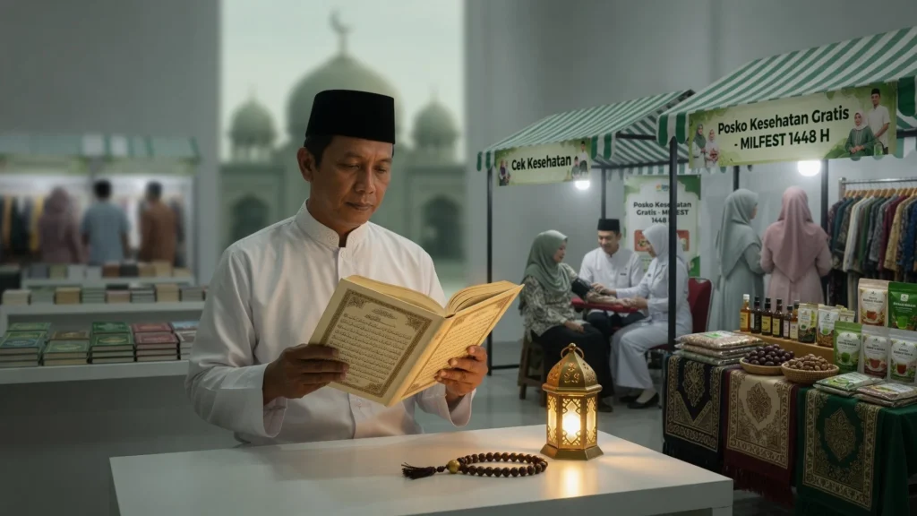 Layanan Sosial dan Bazar UMKM di Luar Pameran Buku