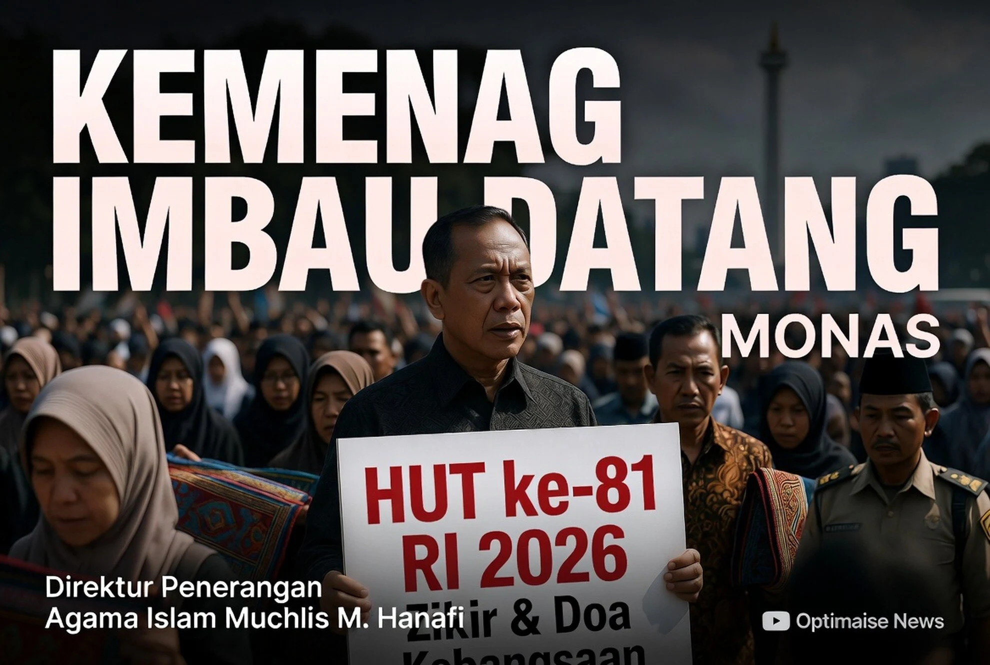 Kemenag Imbau Datang Lebih Awal, Monas Siap Sambut 100 Ribu Jemaah