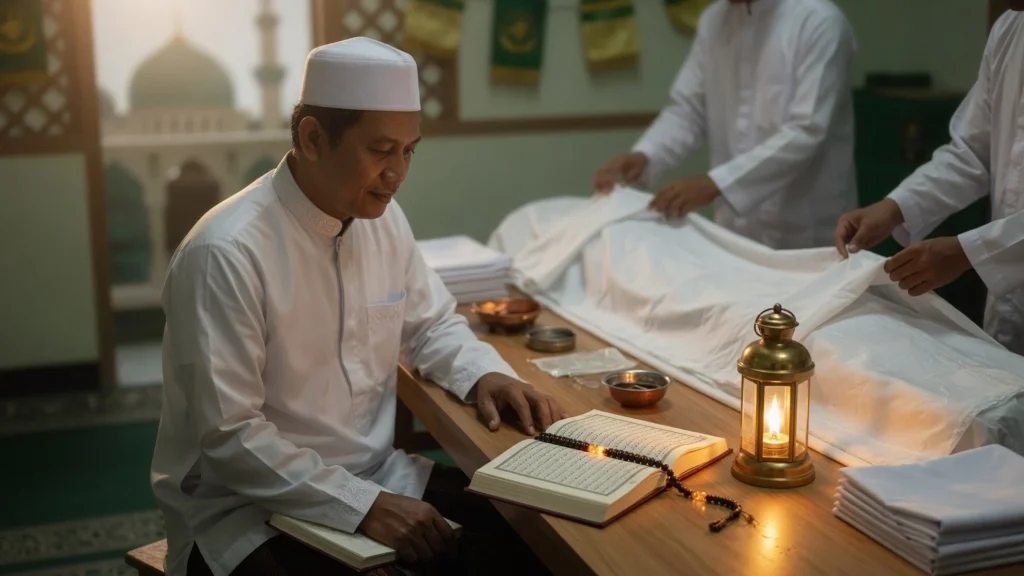 Persiapan Kafan hingga Pembalutan Tubuh