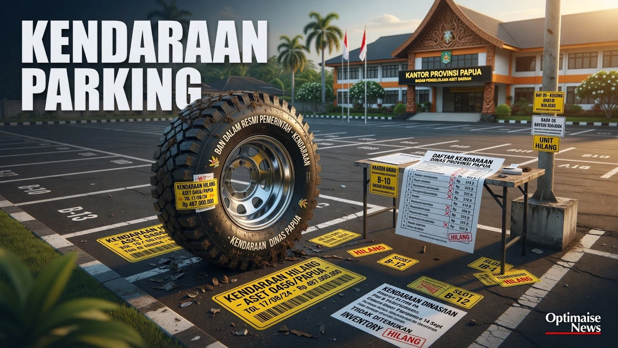 Kendaraan Dinas Pemprov Sabet Rp34,4 Miliar