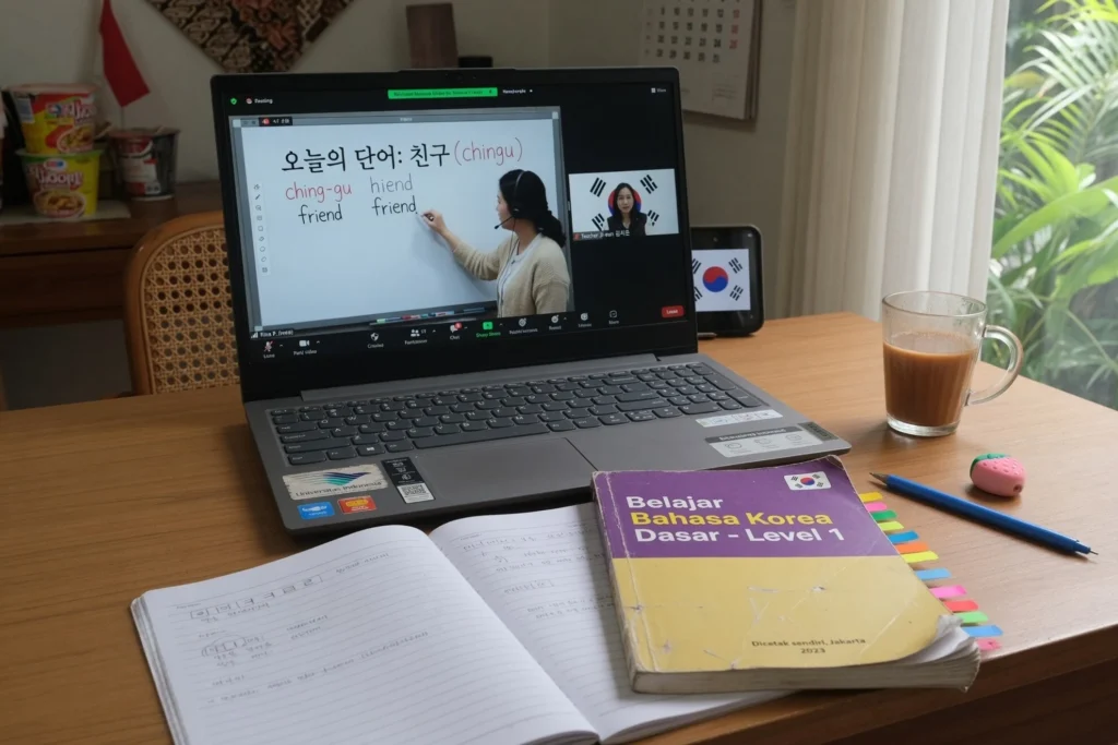 Materi Sendiri dan Jalur Kelas Live yang Bisa Disesuaikan Target