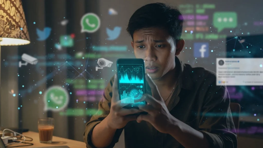 Unggahan Facebook Foto Bahlil soal Pajak Pengguna HP 2027