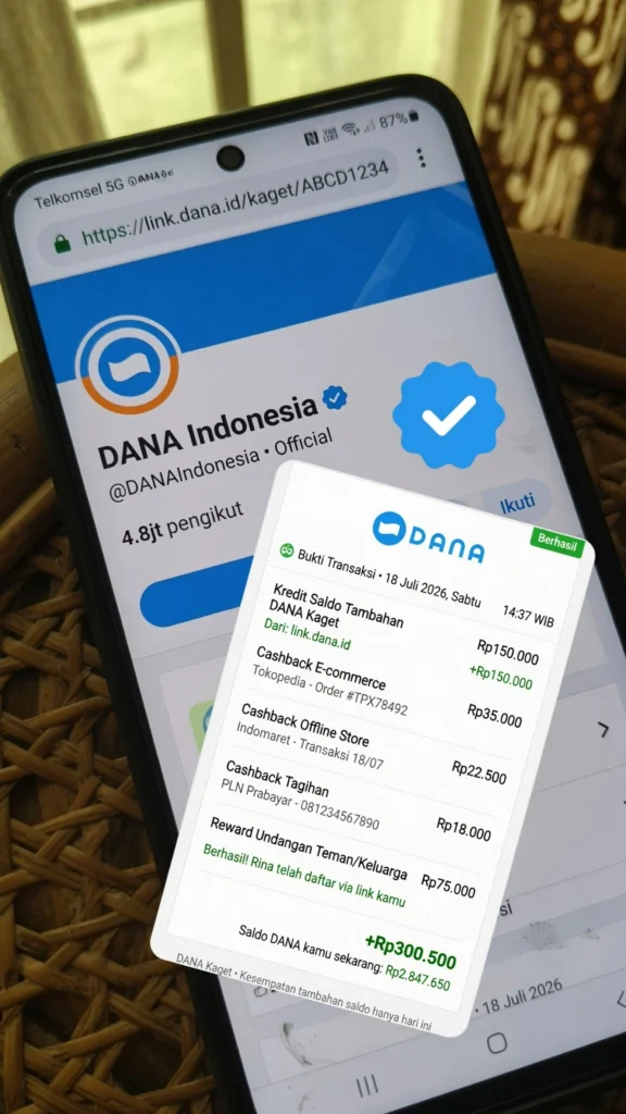 Link Saldo DANA Gratis Spesial Weekend 18 Juli Wajib Domain Resmi