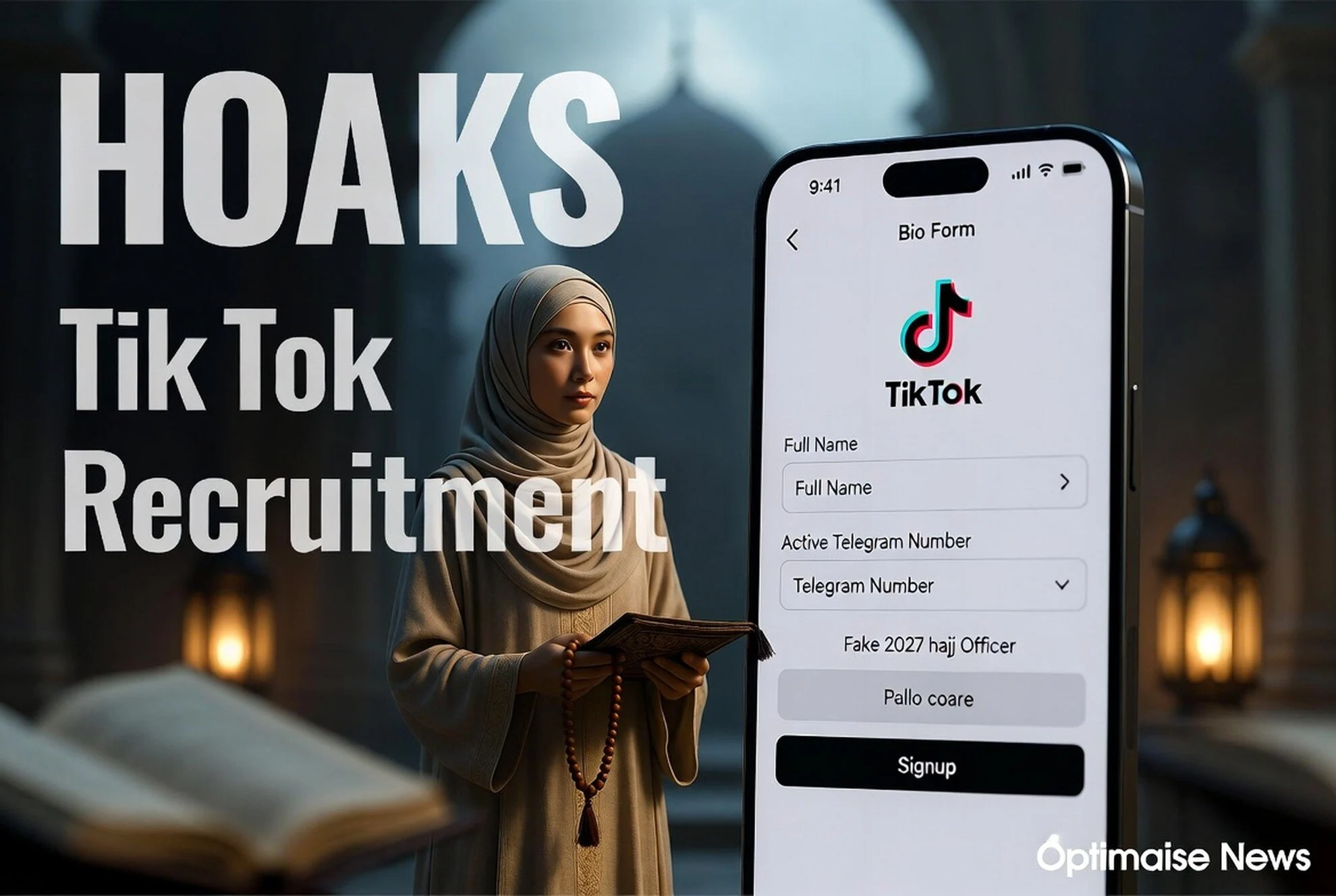 Klaim TikTok Kemenhaj Rekrutmen Petugas Haji 2027 Hoaks