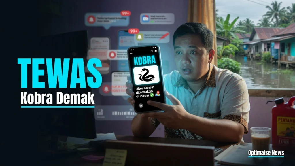 Kobra Demak 1 Liter Bensin, China 900 Ular 1 Tewas