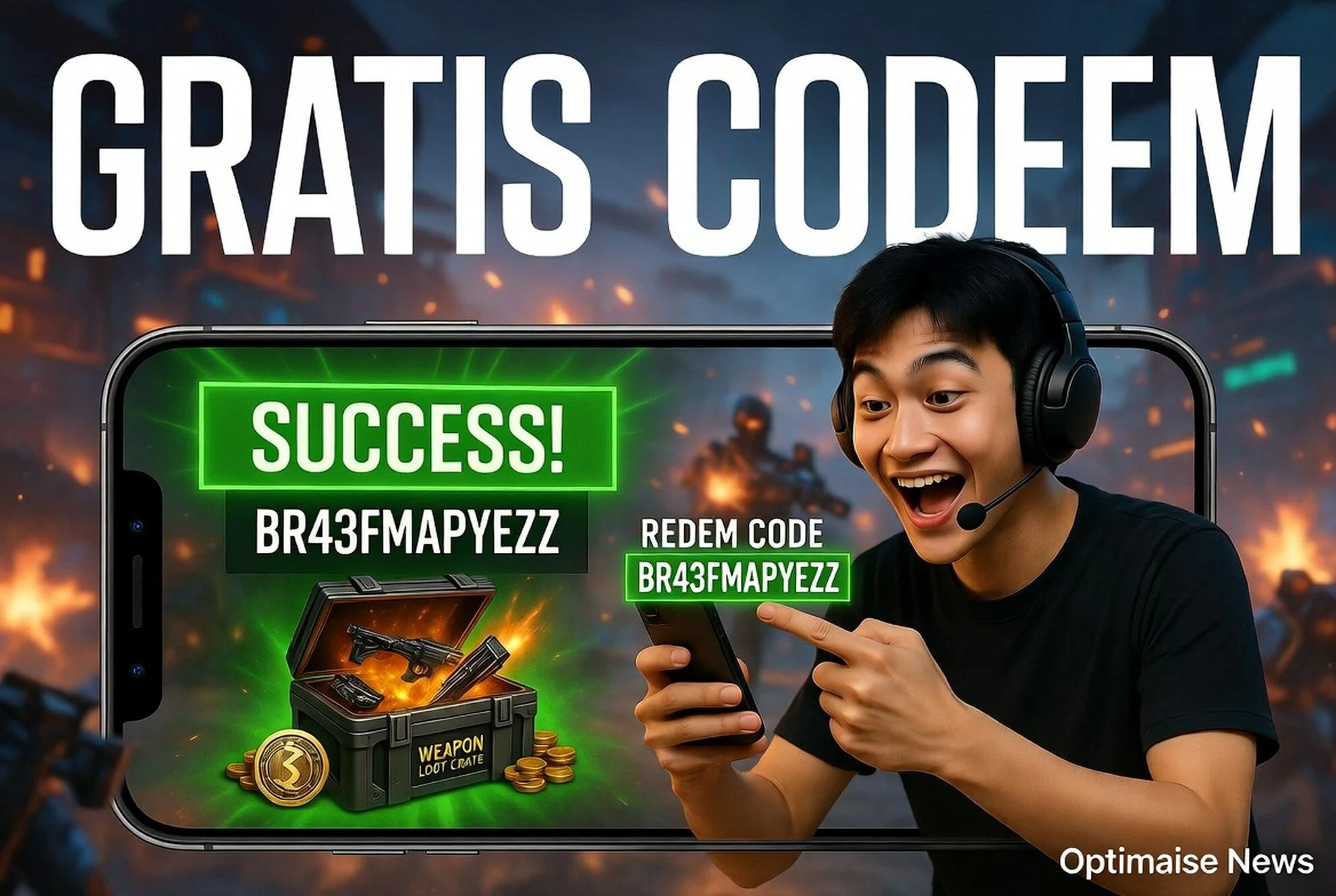 Kode Redeem Free Fire 29 Juli 2026 Bawa Weapon Loot Crate Gratis