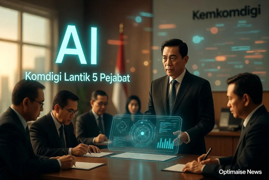 Komdigi Lantik 5 Pejabat: Said Mirza Pimpin Direktorat AI