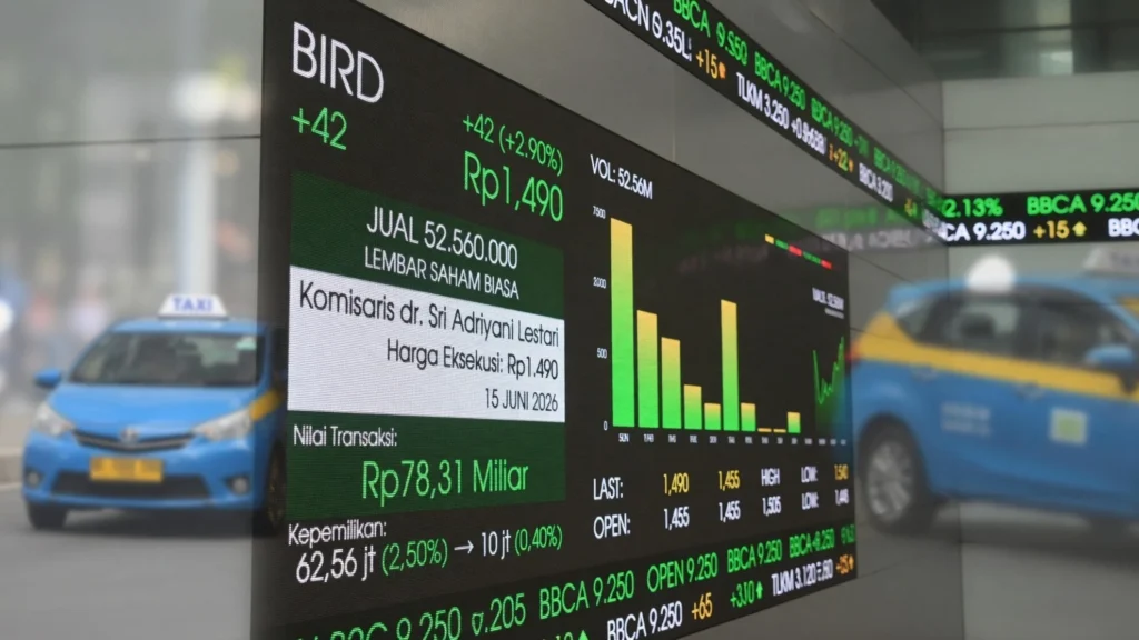 Kontras dengan Pemilik Taksi Blue Bird Tambah Kepemilikan 5,09 Juta