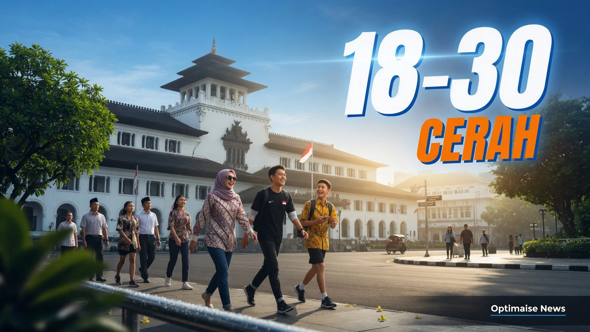 Kota vs Kabupaten Bandung Cerah 25 Juli: Suhu 18-30°C vs 15-28°C