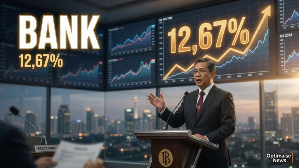 Kredit Bank Tumbuh 12,67% Meski Bunga Naik ke 8,81%