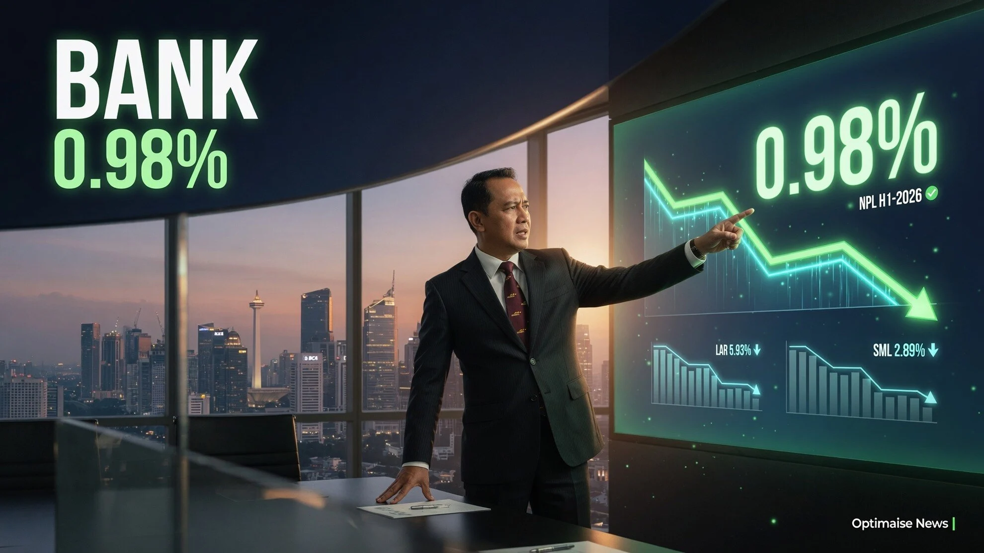 Kredit Hampir 2x Industri, NPL Bank Mandiri Turun ke 0,98%