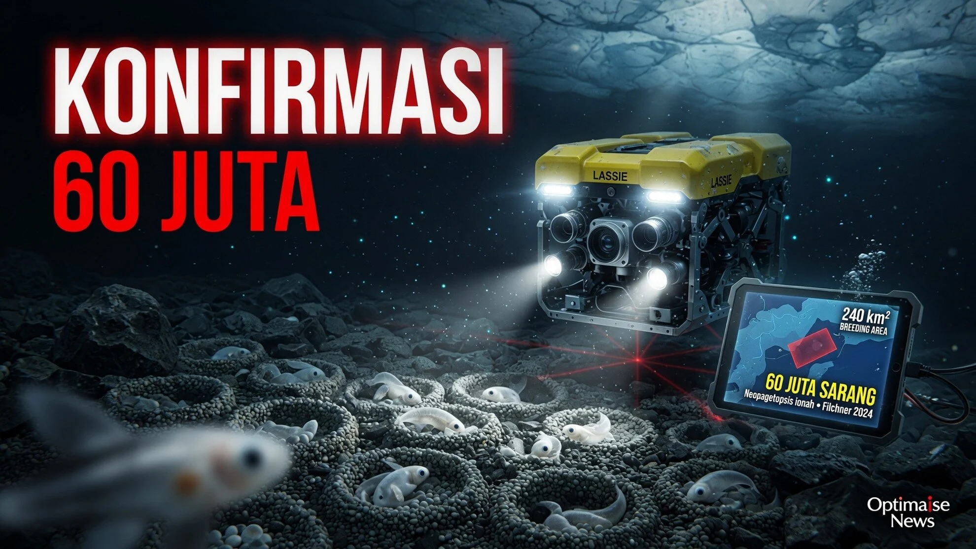 LASSIE Konfirmasi 60 Juta Sarang Ikan Es di Antartika Masih Utuh