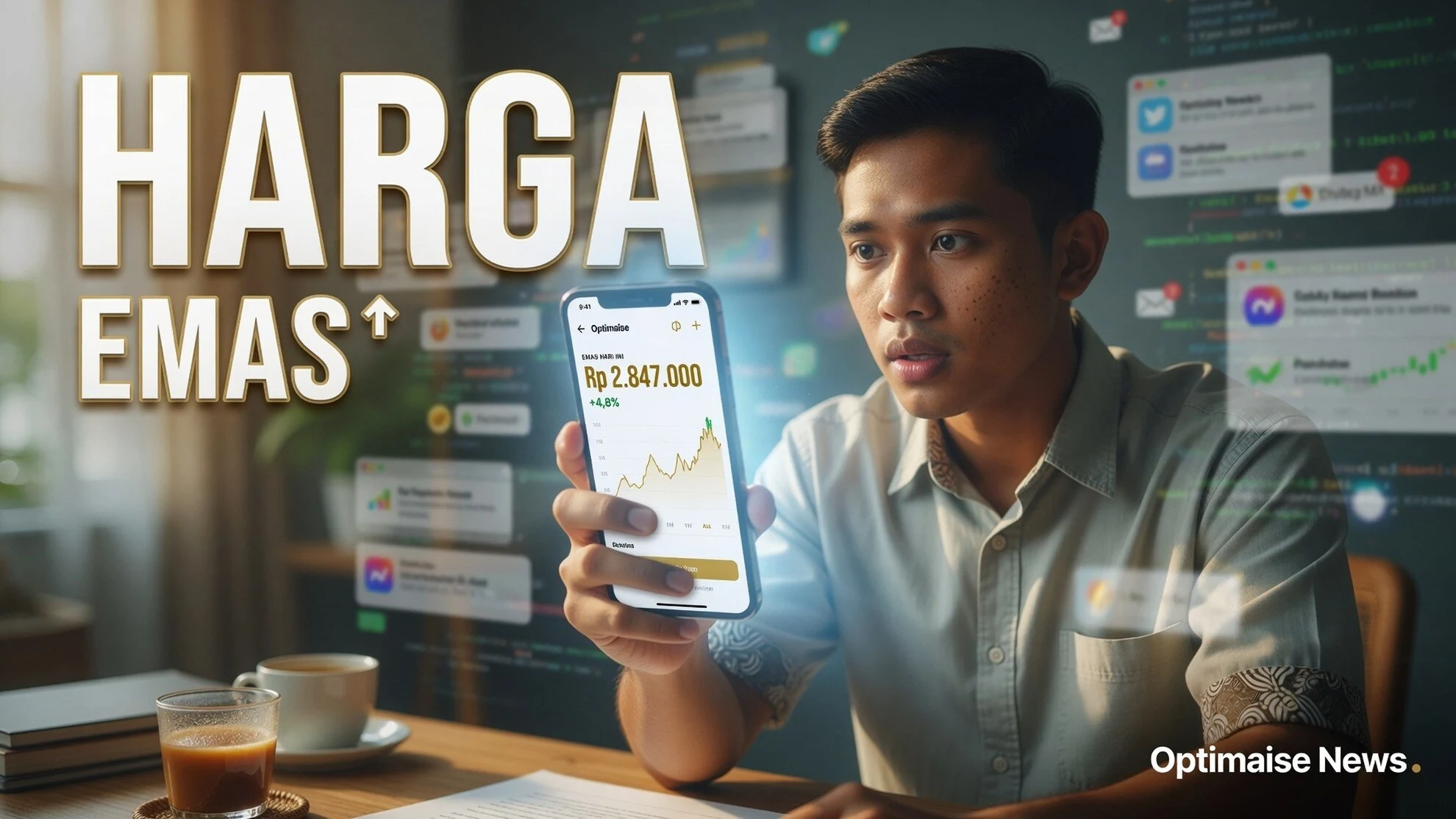 Lakuemas Naik Rp20.000, Harga Emas Digital Stabil