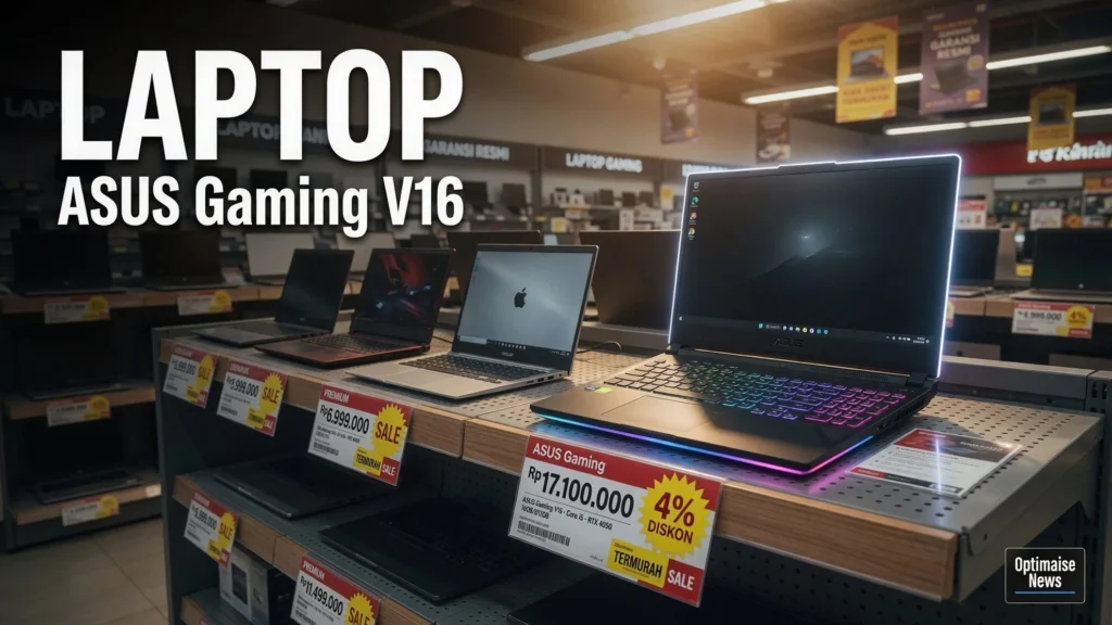 Laptop ASUS Gaming V16 Catat 700+ di Katalog 721 Unit