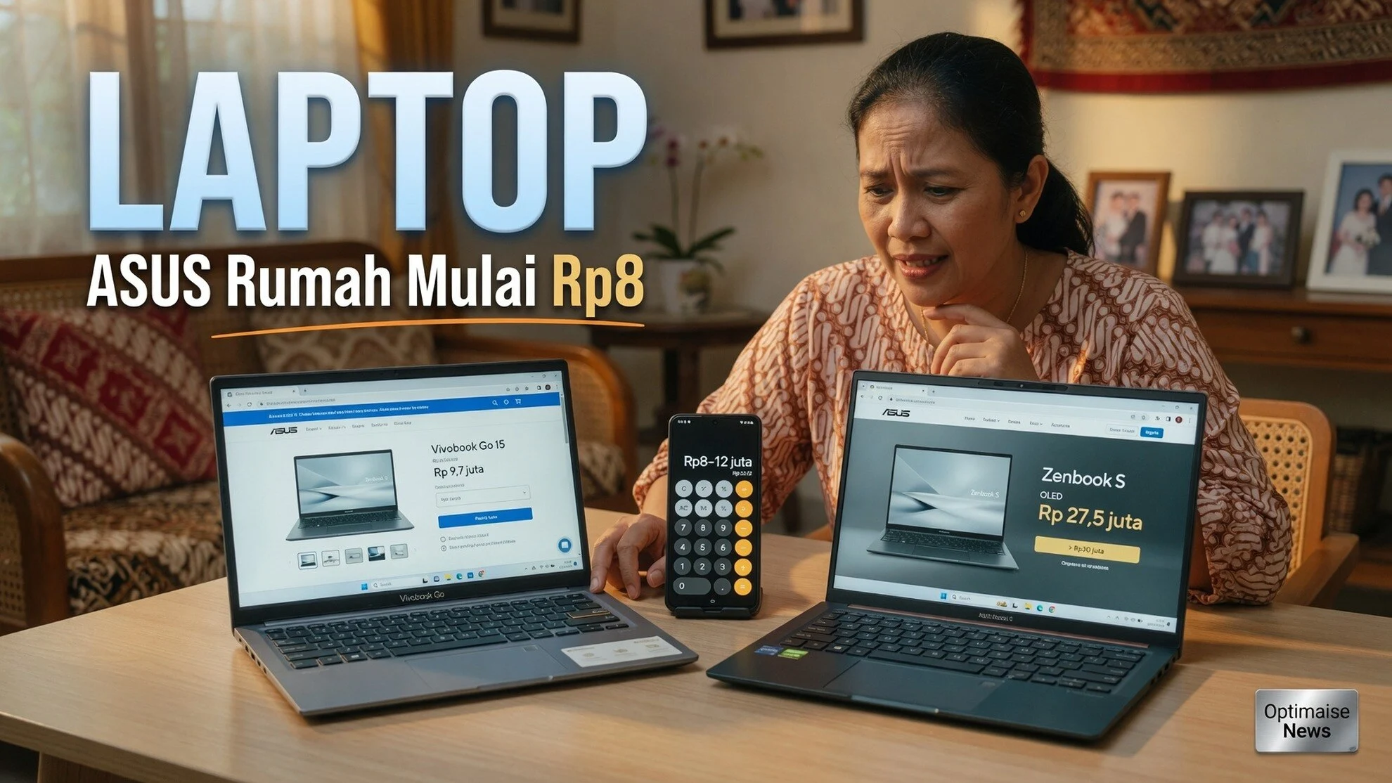 Laptop ASUS Rumah Mulai Rp8 Juta: Vivobook Go ke ProArt