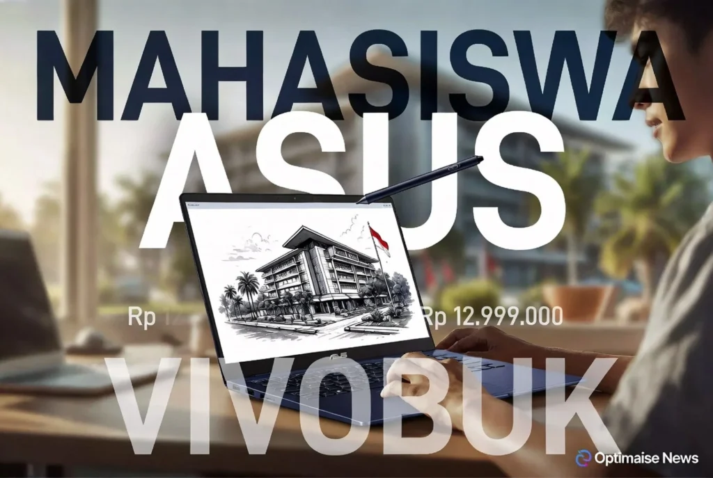 Laptop ASUS VivoBook Flip Cocokkan Sketsa Mahasiswa DKV Rp12,4 Juta