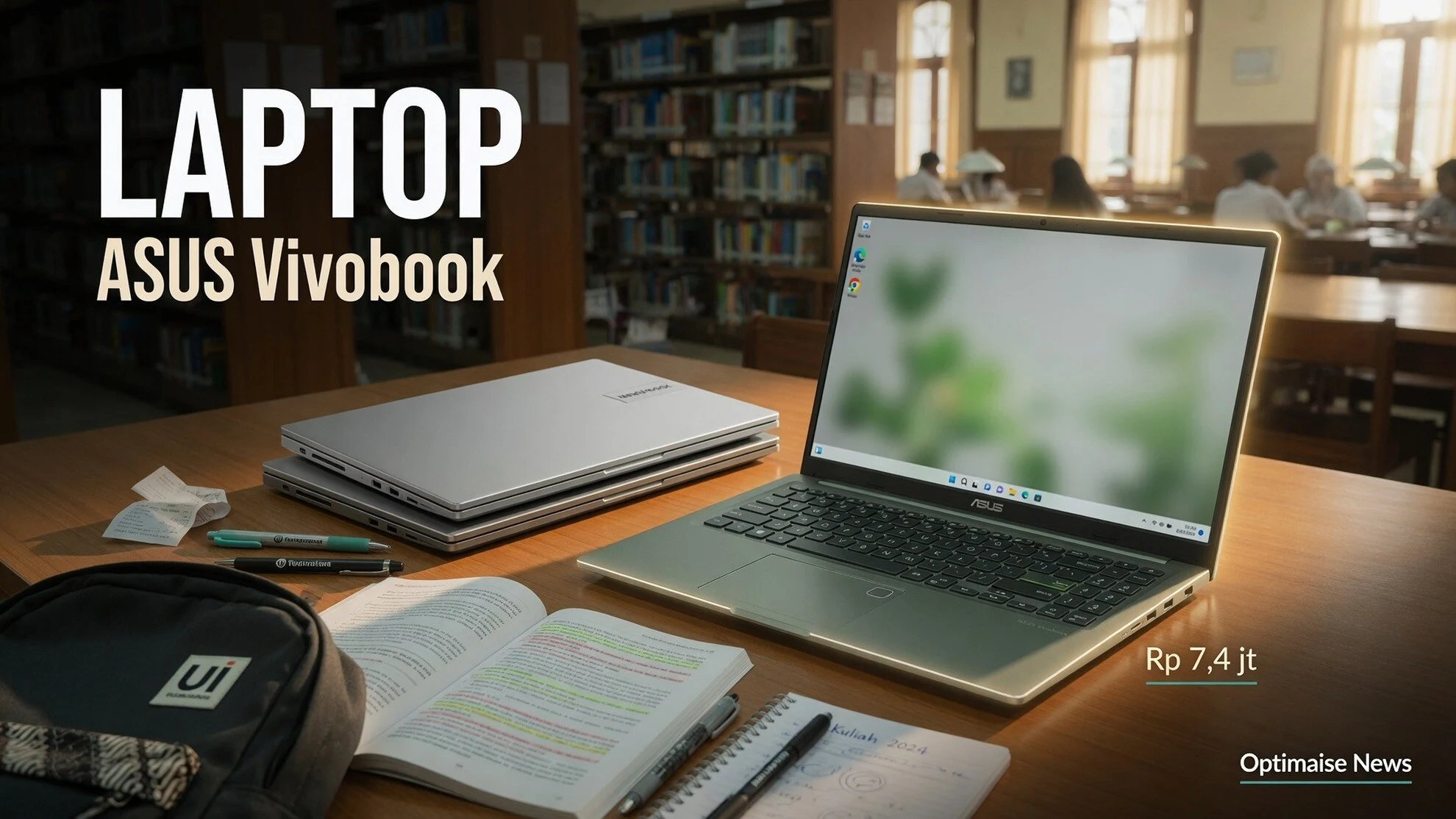 Laptop ASUS Vivobook 3 Model Baru Mulai Rp11,3 Juta