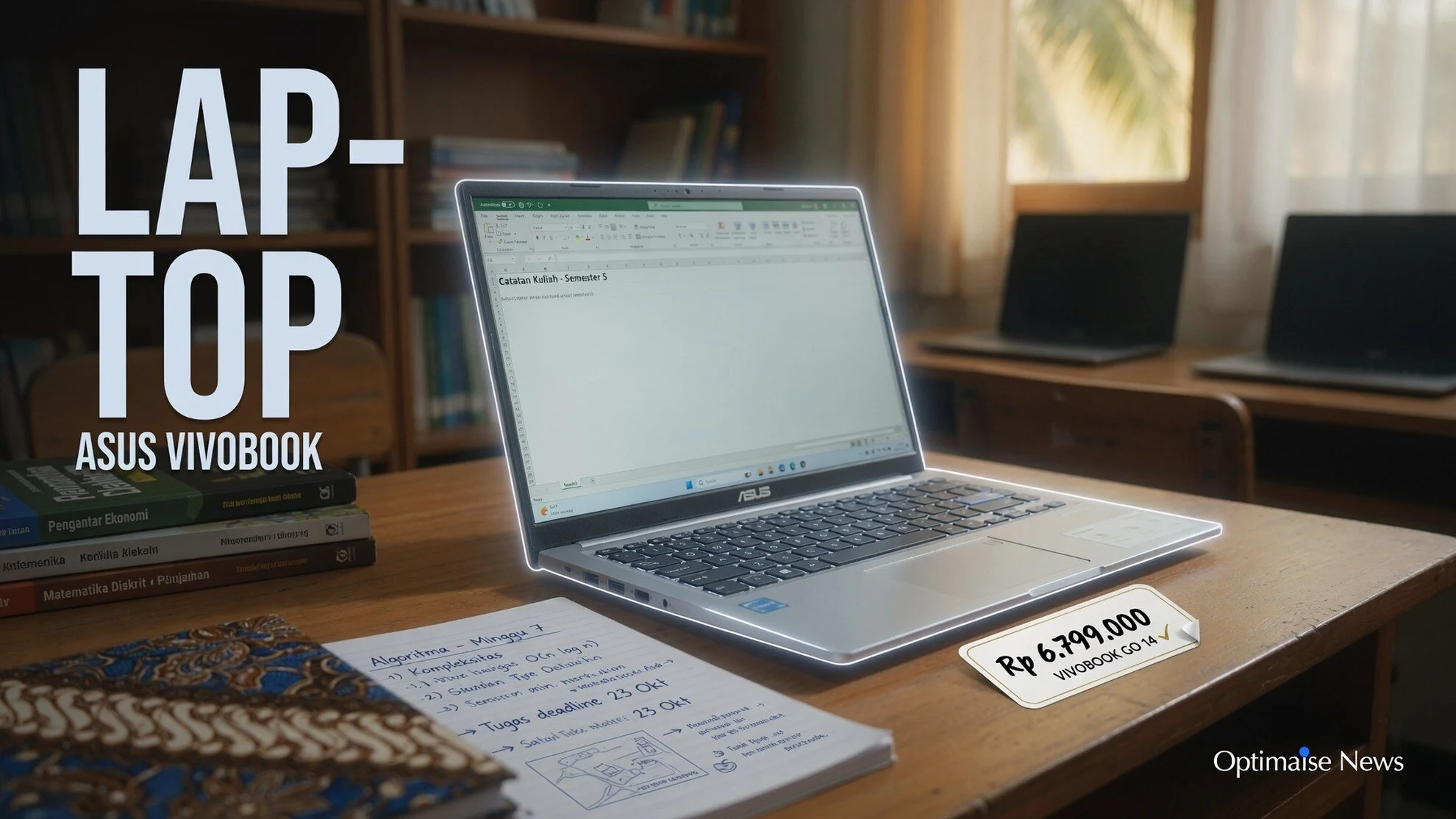 Laptop Asus Vivobook Pelajar Mulai Rp11 Juta Tahan Banting