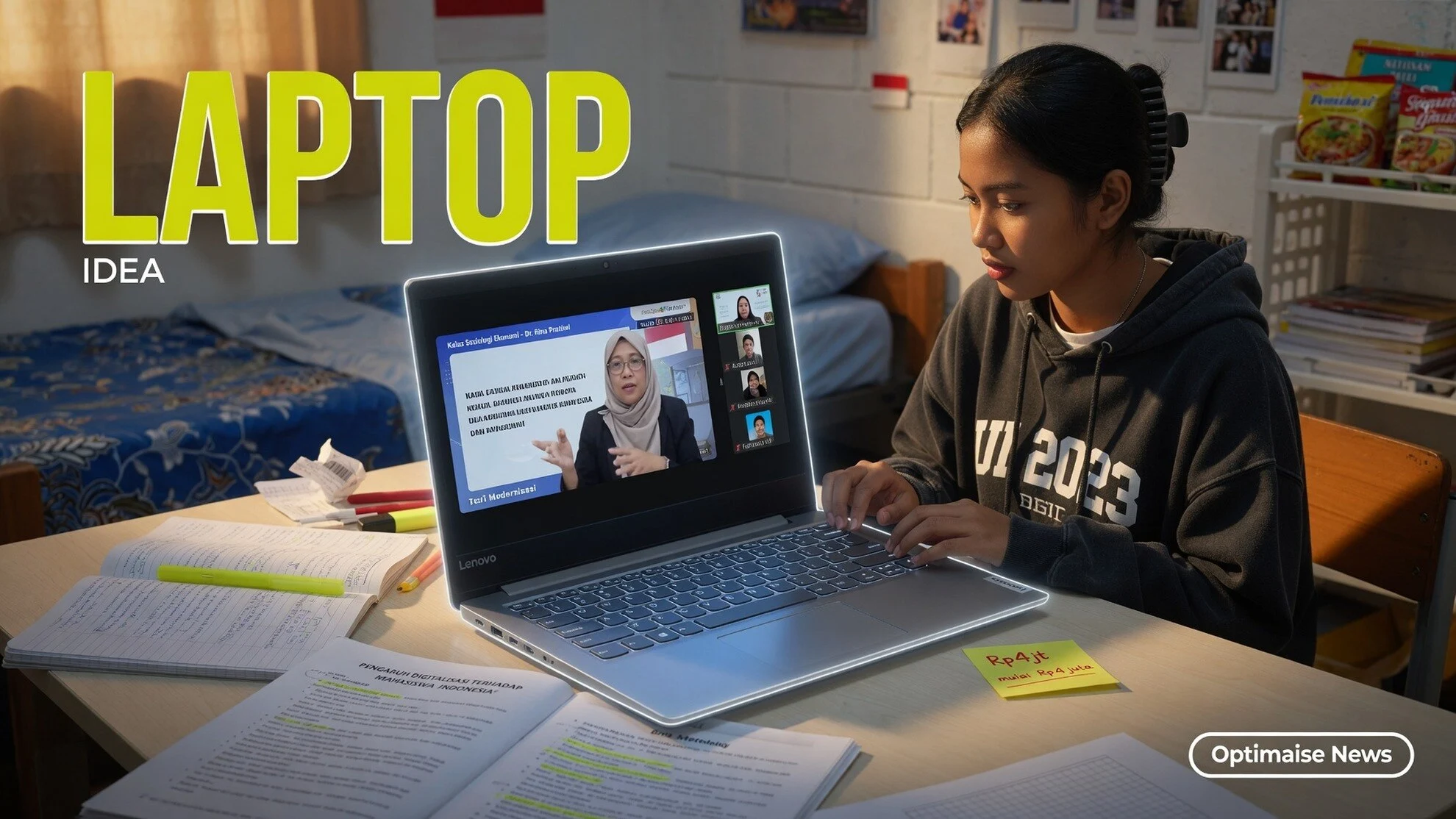 Laptop Lenovo IdeaPad Slim Mulai Rp4 Juta Siap Beban Kuliah