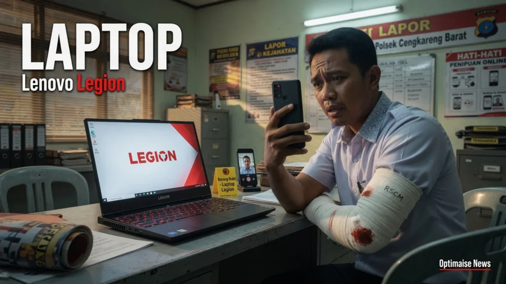 Laptop Lenovo Legion di Servis Bongkar Klaim Begal Rp27,3 Juta
