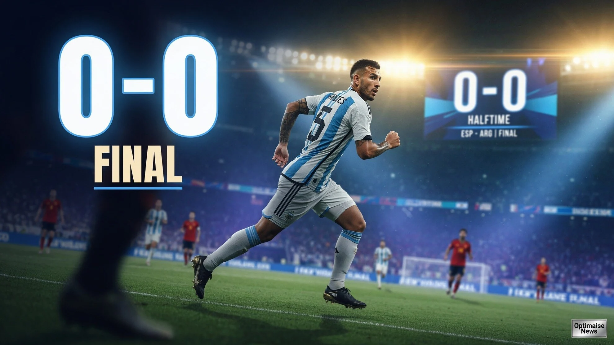 Leandro Paredes Masuk Final, Spanyol-Argentina 0-0