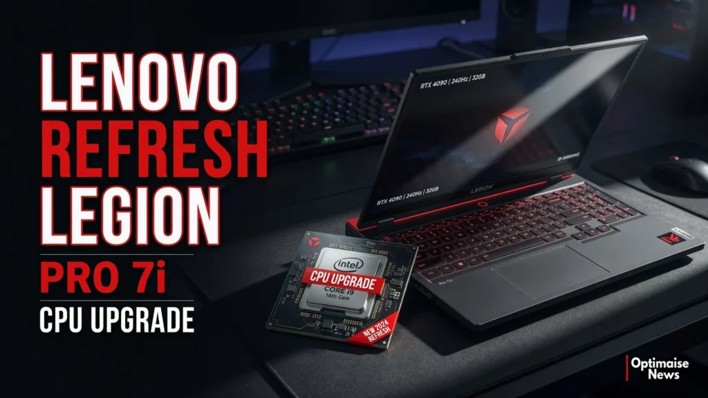 Lenovo Refresh Legion Pro 7i Dengan Upgrade CPU +USD 2.000