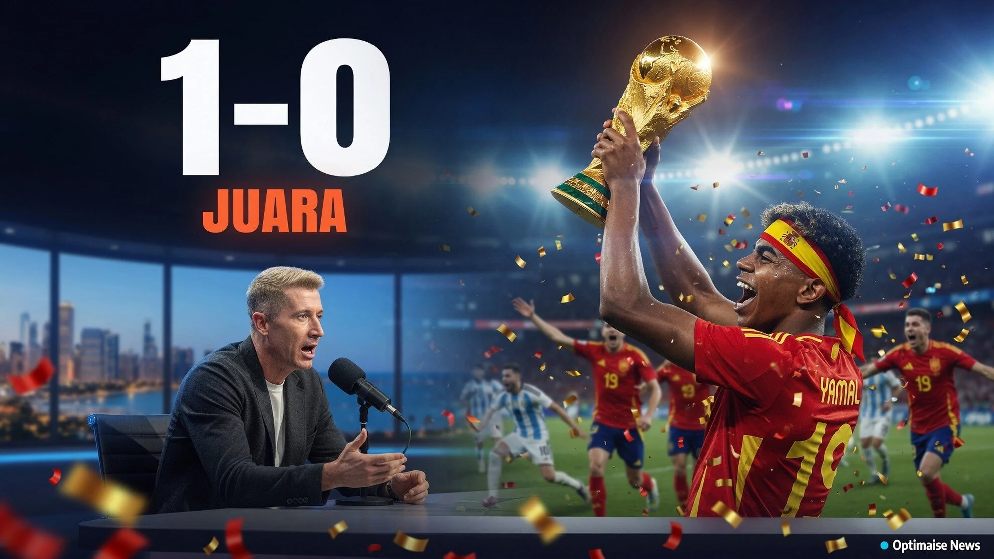 Lewandowski Kritik Form Yamal Meski Spanyol Juara 1-0