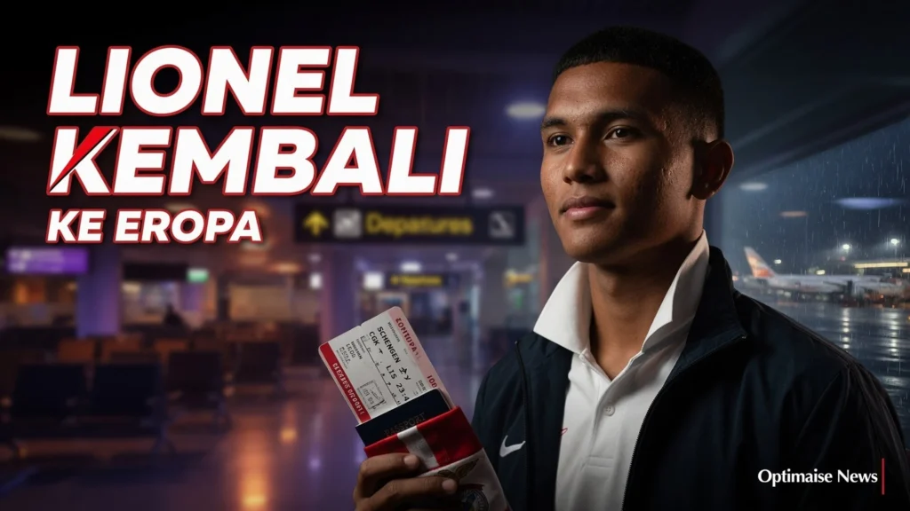 Lionel Kembali ke Eropa, Donna Agnesia Antar ke Bandara