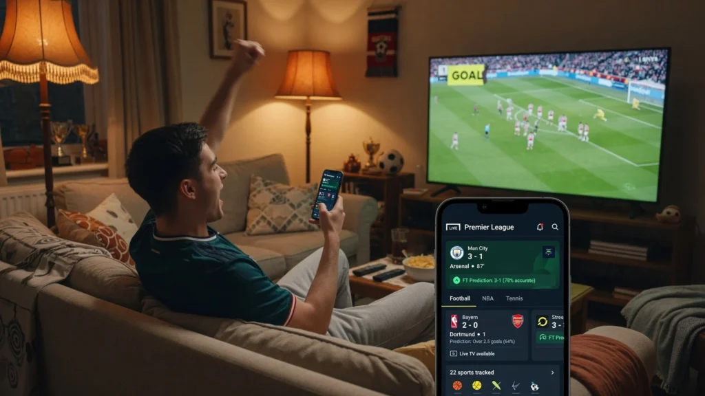 Kecepatan update gol, lineup, dan skor babak sebagai pembeda utama