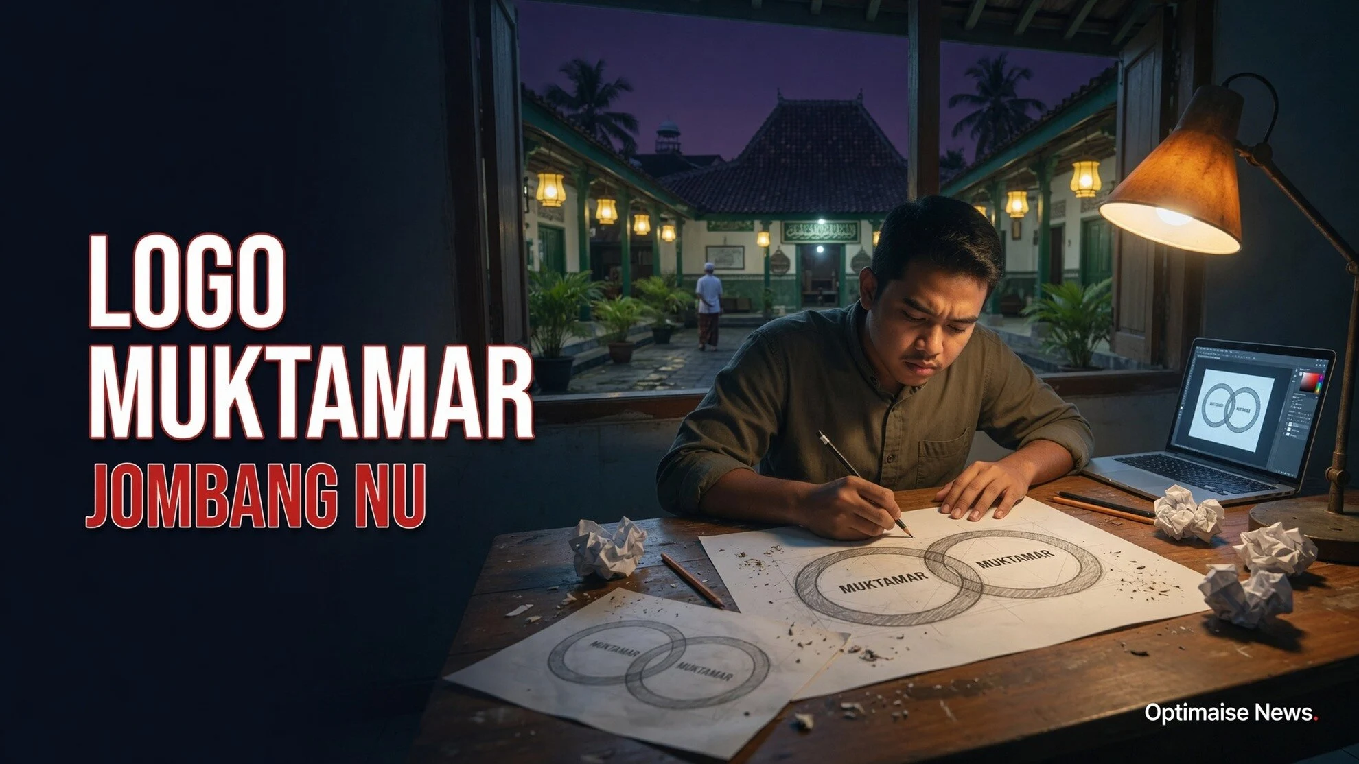 Logo Muktamar ke-35 NU dari Sketsa Semalam Alumnus Langitan