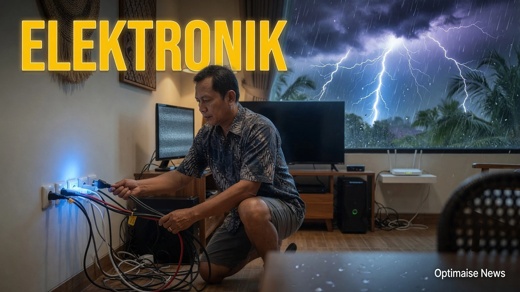 Lonjakan Saat Listrik Nyala Ancam Elektronik