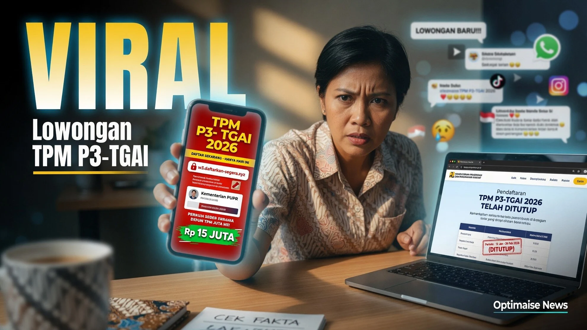 Lowongan TPM P3-TGAI Viral Juli 2026 Hoaks, Resmi Tutup