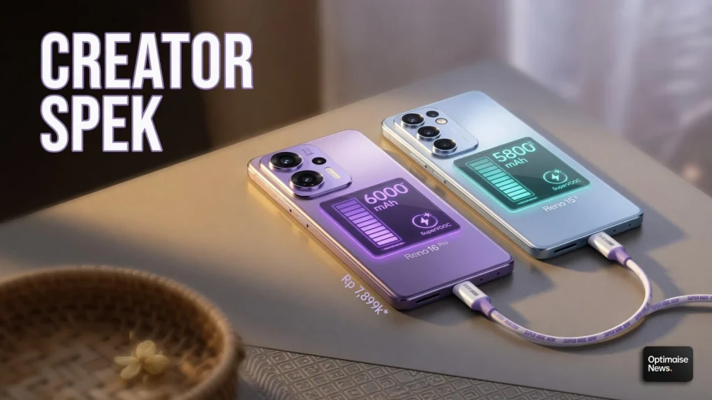 Lupakan Pinjol! Spesifikasi HP Oppo Reno 16 hingga 13 Cocok Creator