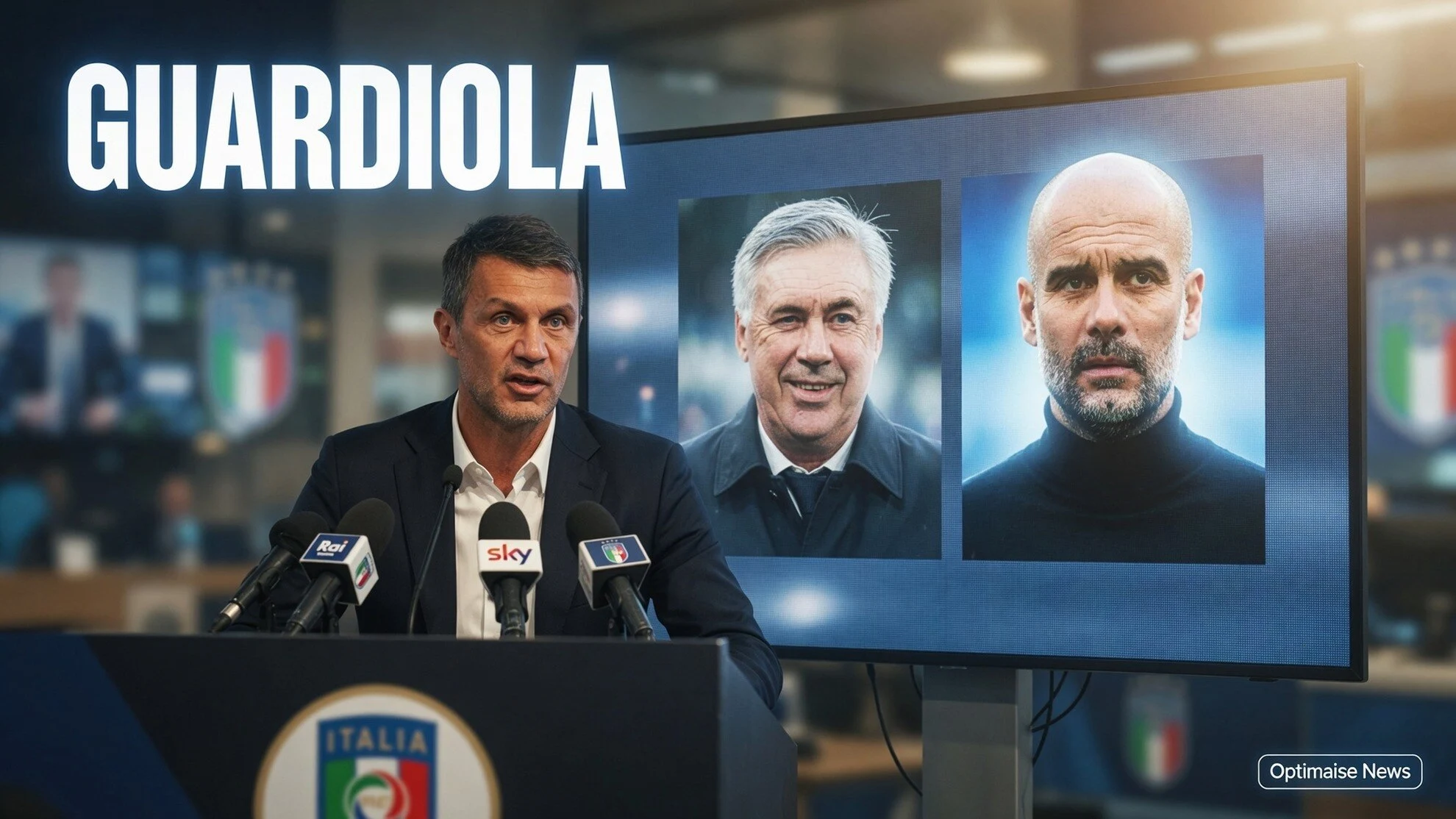 Maldini Beber: Italia Coba Dekati Ancelotti Lalu Guardiola