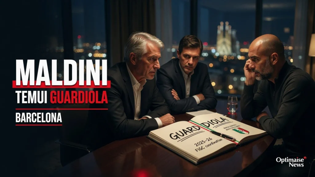 Maldini Temui Guardiola di Barcelona