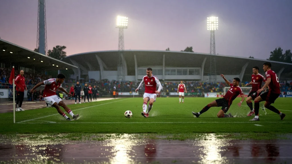 Proses terciptanya gol penentu di menit ke-39