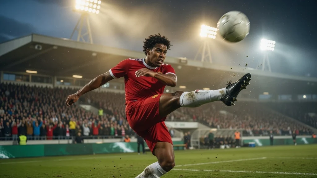 Klaim penalti Dan Gore di menit akhir picu boos massal wasit