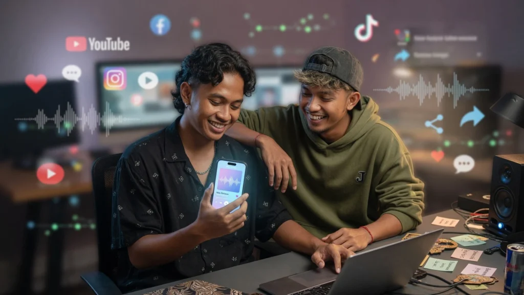 Lirik Ringan yang Menggambarkan Gugup Pandangan Pertama