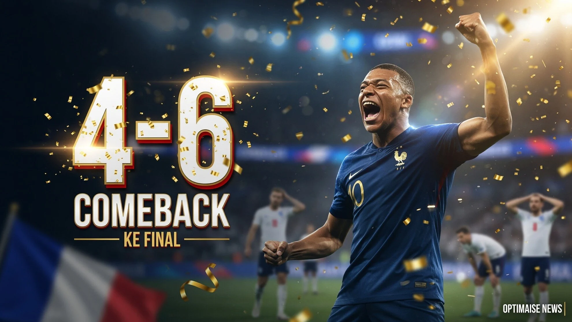 Mbappe 22 Gol Salip Messi Usai Brace di Laga 4-6