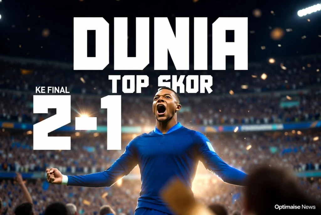 Mbappe 22 Gol Top Skor Piala Dunia