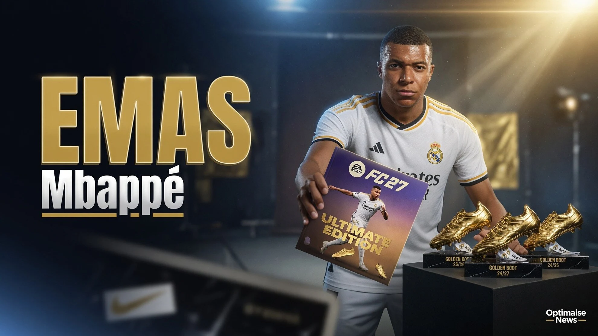 Mbappe Jadi Wajah EA Sports FC 27 Usai Triple Sepatu Emas