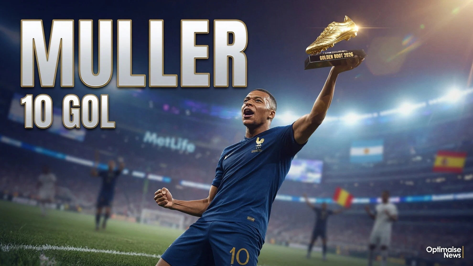 Mbappe Sabet 10 Gol Pemenang Piala Dunia 2026 Samai Muller