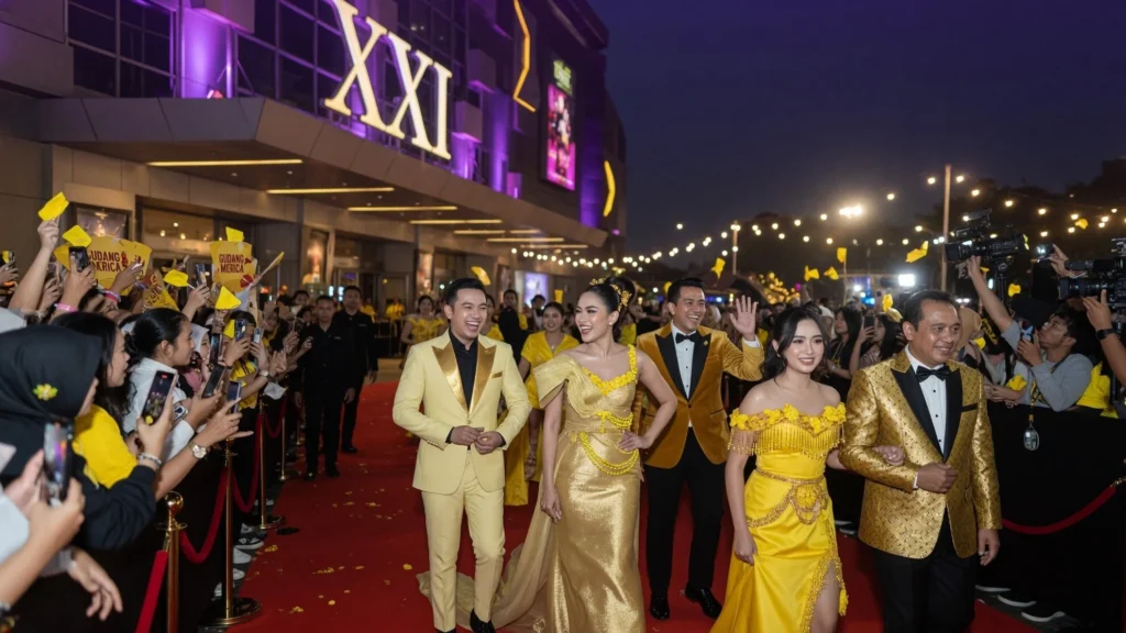 Kehadiran cast dan momen spesial di malam premier
