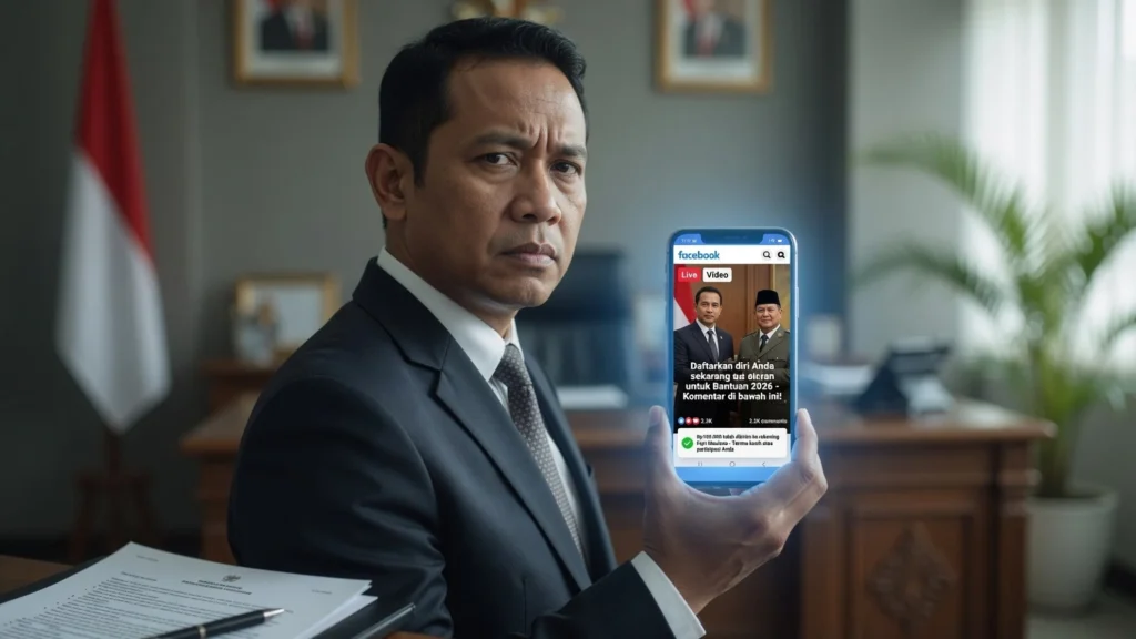 Video Berdua dengan Presiden yang Mengajak Daftar Hibah lewat Komentar